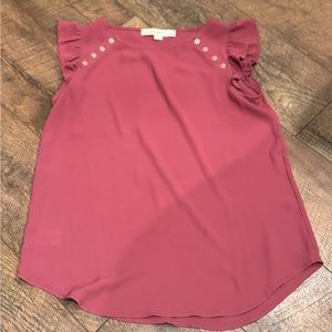 LOFT Rose Pink Petite Blouse